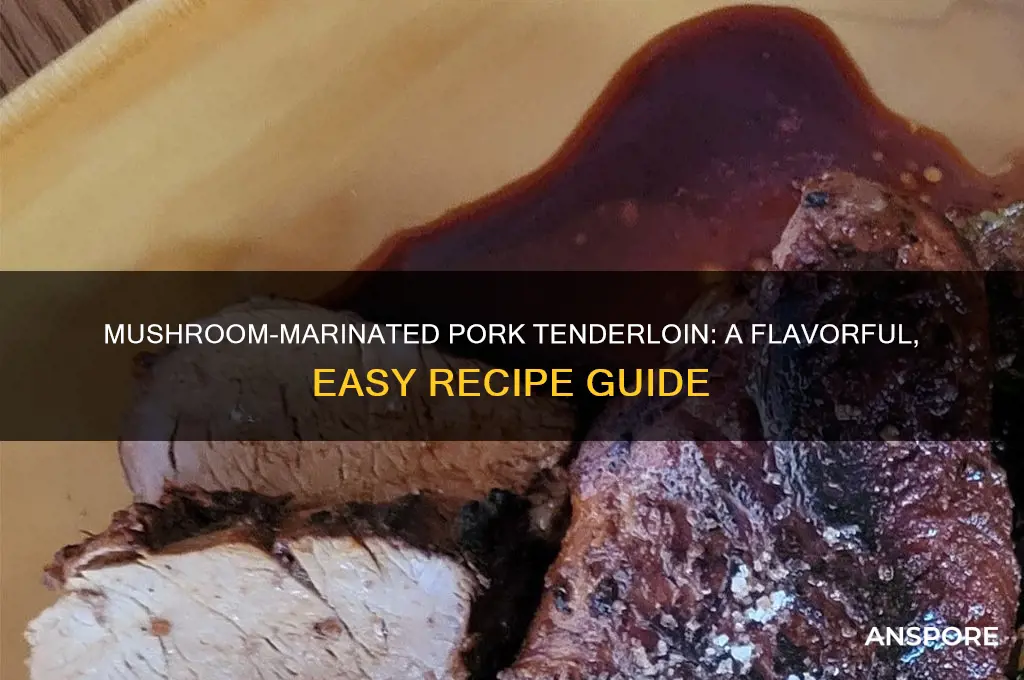 how to marinate a pork tenderloin in mushroom