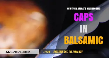 Balsamic Bliss: Perfectly Marinating Mushroom Caps for Flavorful Dishes