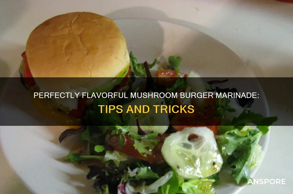 how to marinate mushrooms for burgers