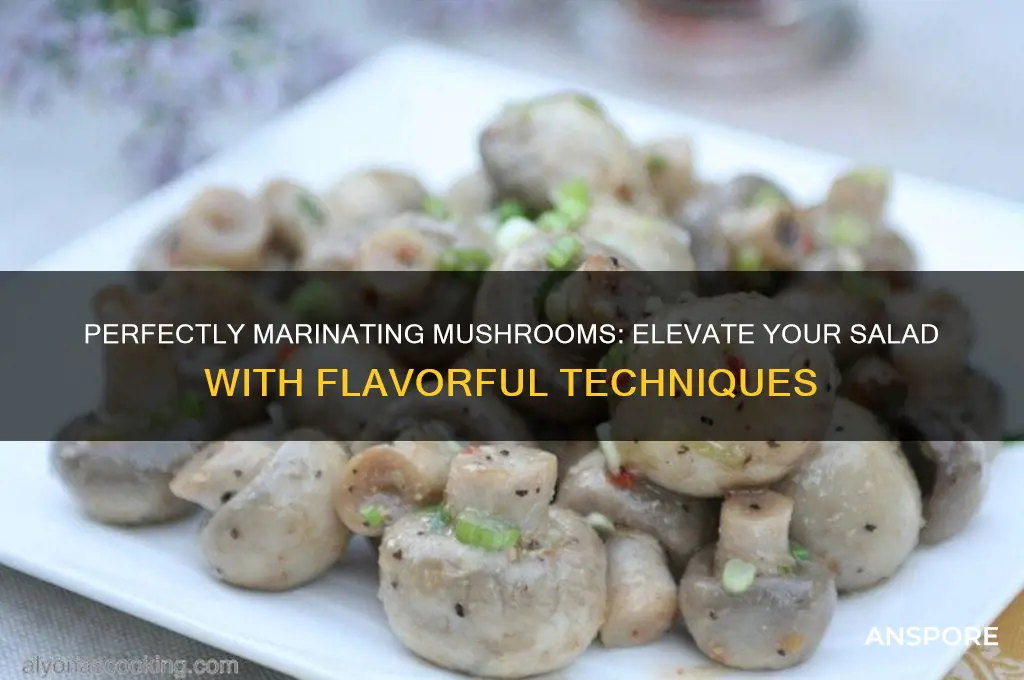 how to marinate mushrooms for salads