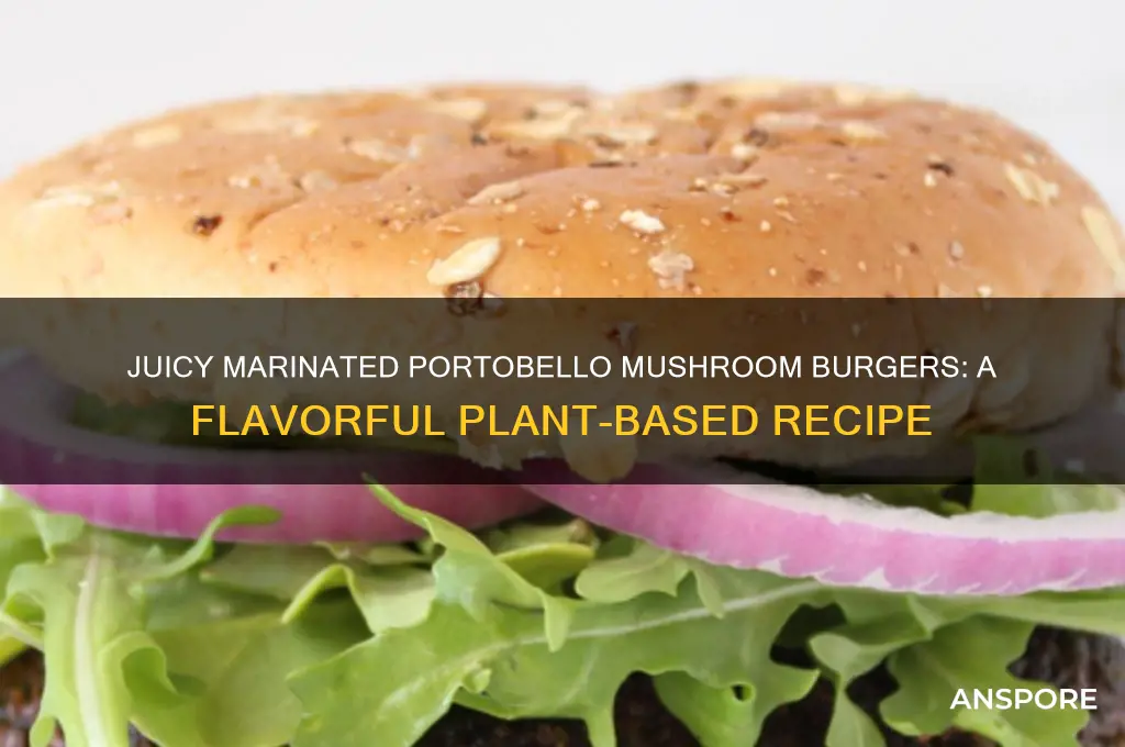 how to marinated portobello mushroom burgers