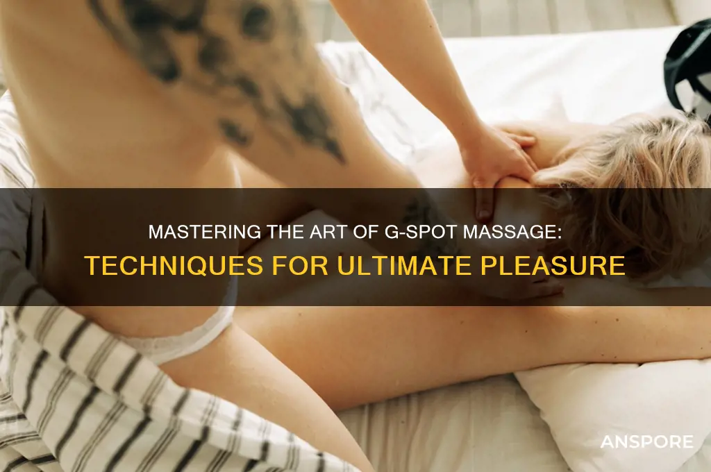 how to massage g spor