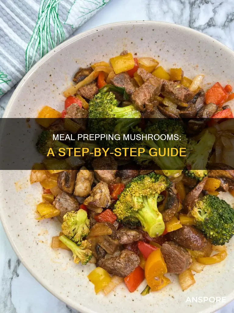 how to meal prep mushrooms