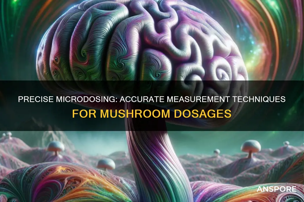 how to measure a microdose of mushrooms
