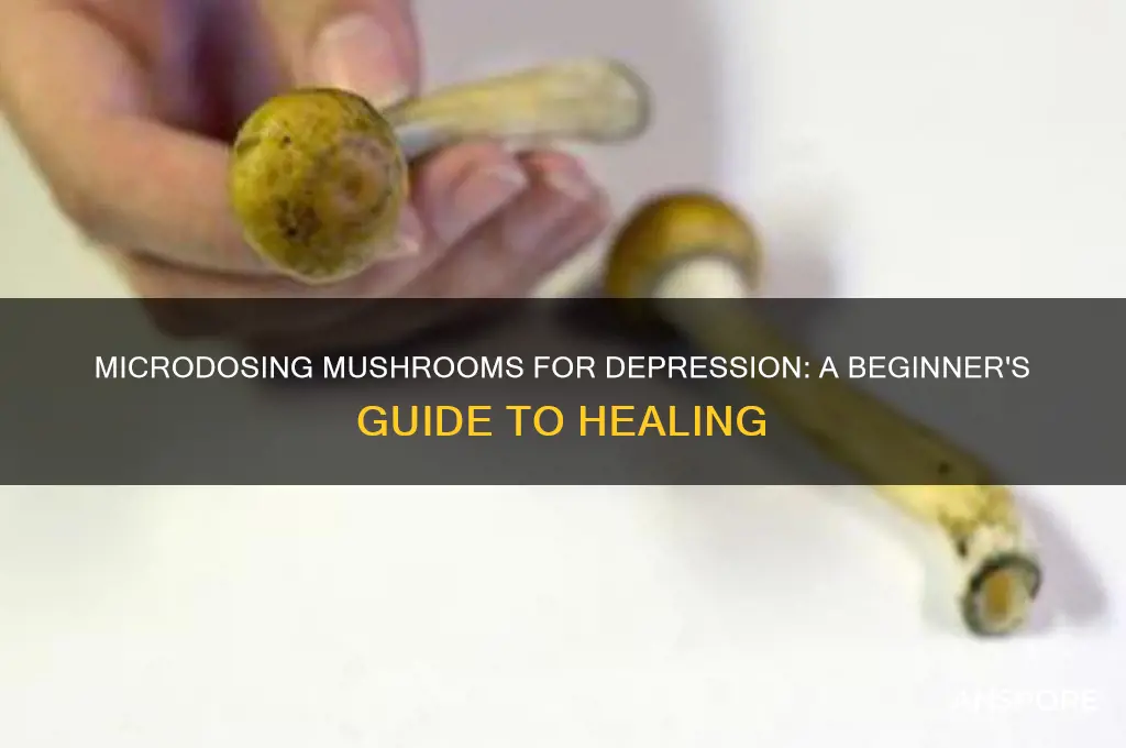 how to micro dose mushrooms for depression