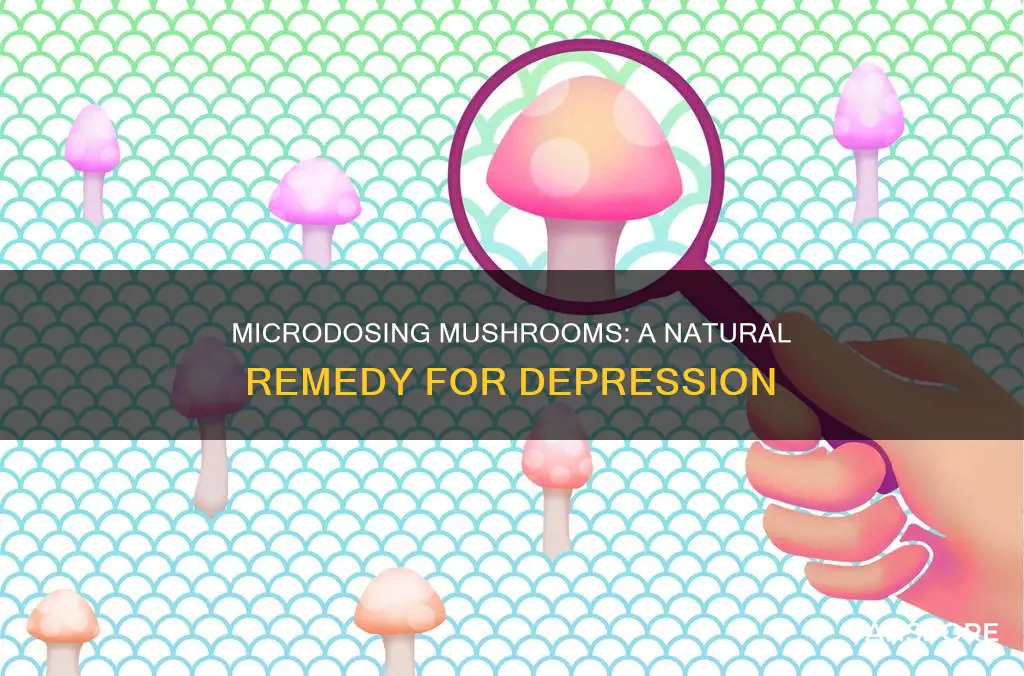 how to microdose mushrooms depression