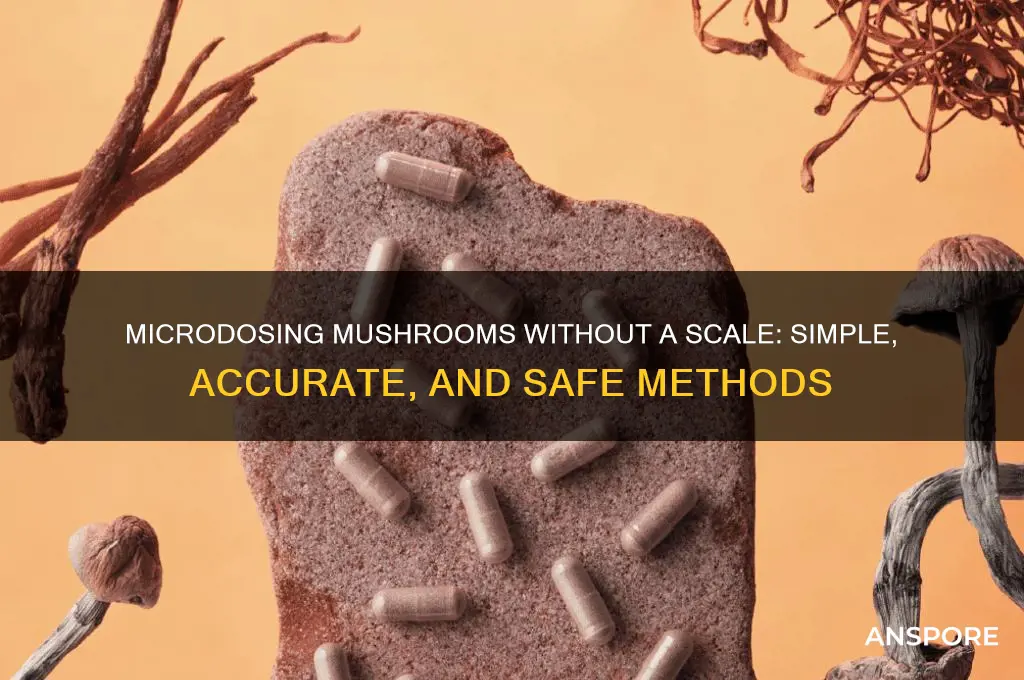how to microdose mushrooms without a scale
