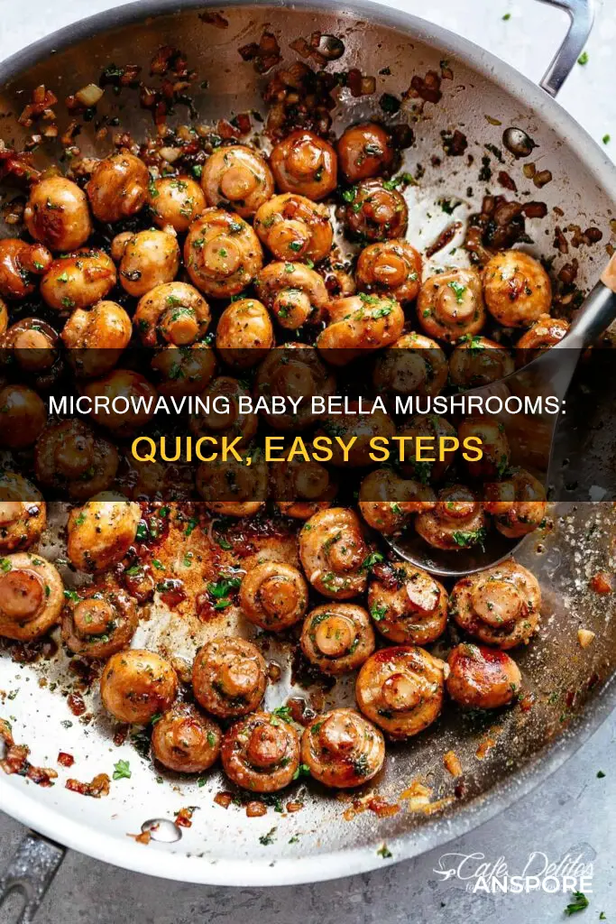 how to microwavebabty bella mushrooms