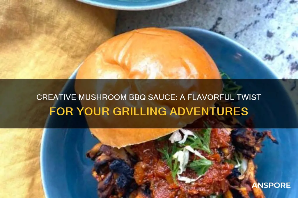 how to mix barbecue sauce with mushroom