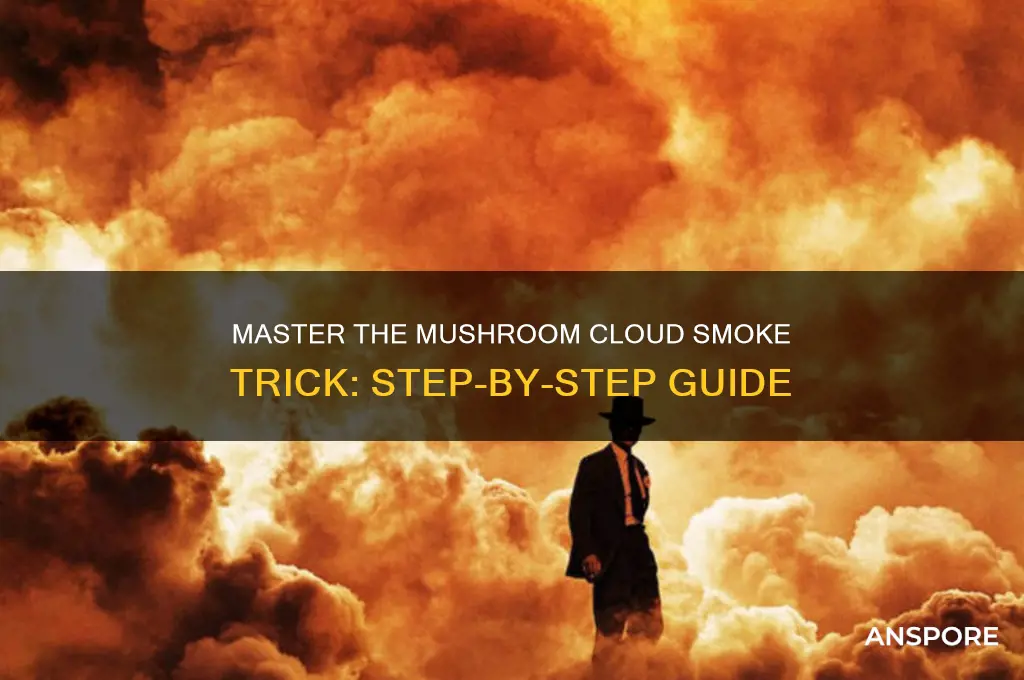 how to mushroom cloud smoke trick