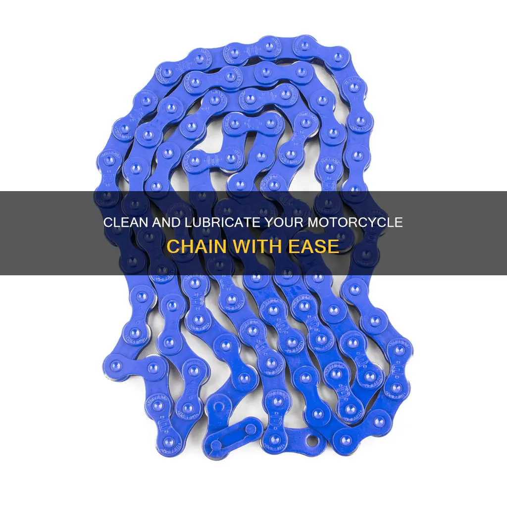 how to mushroom motorycycle chain