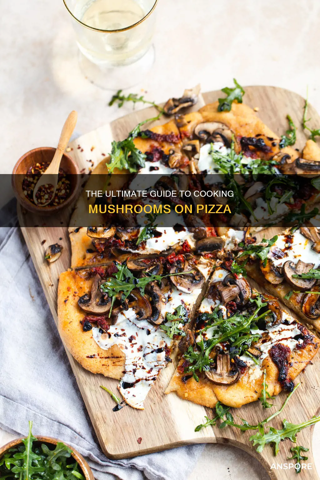 how to mushrooms on pizza