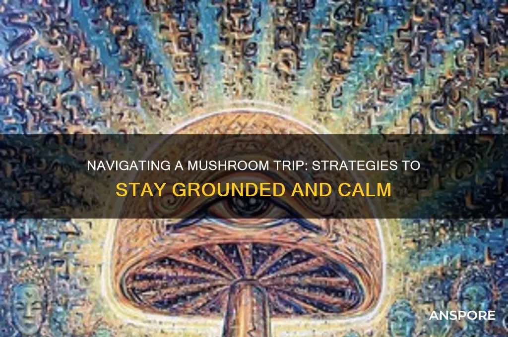 how to not be high on mushrooms