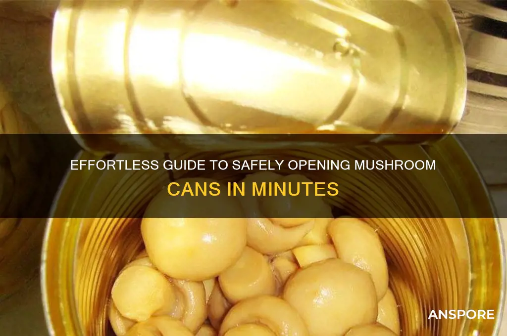 how to open mushroom can