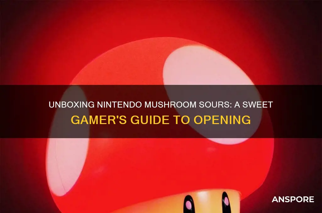 how to open nintendo mushroom sours
