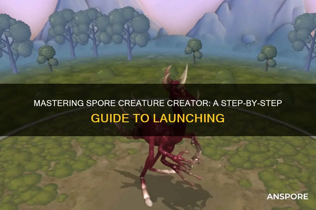 how to open spore creature creator