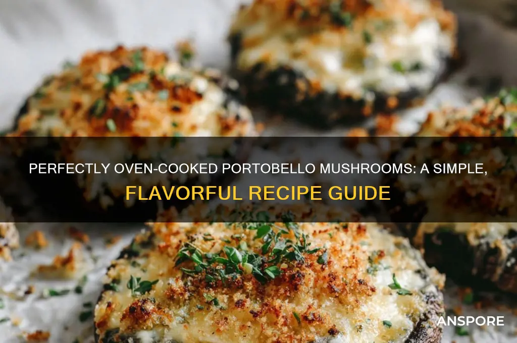 how to oven cook portobello mushrooms