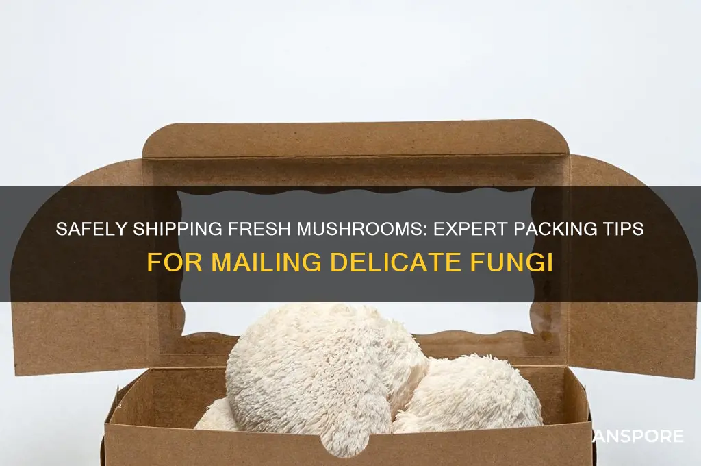 how to pack fresh mushrooms to be mailed