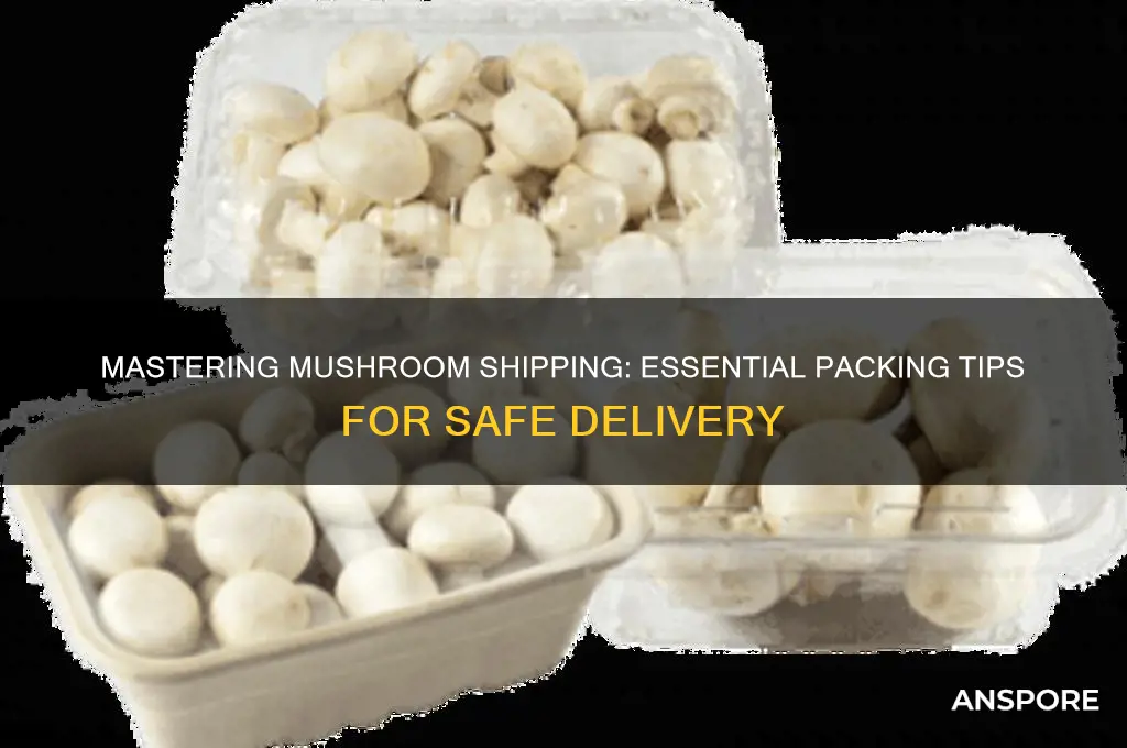 how to pack mushrooms for shipping