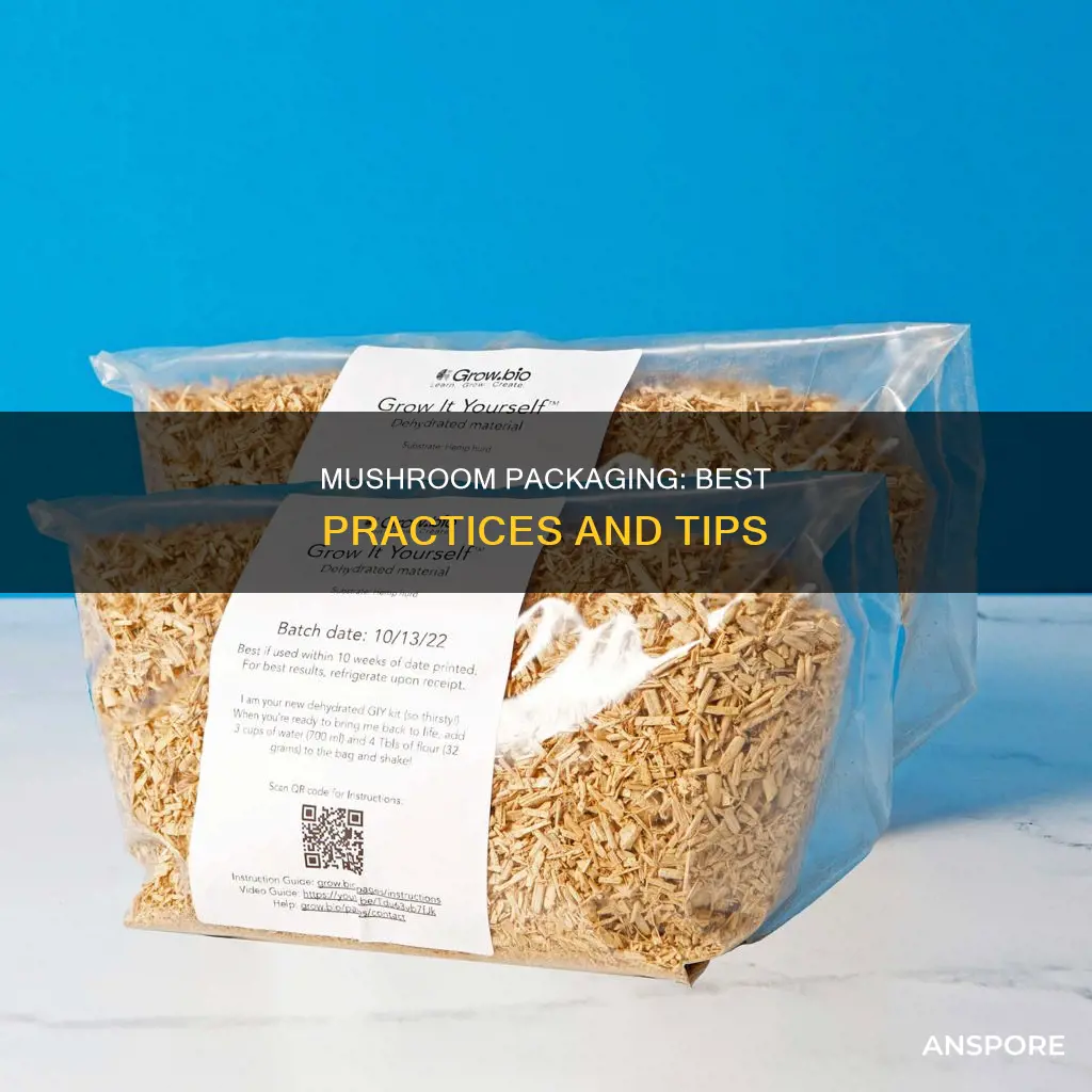 how to package mushrooms