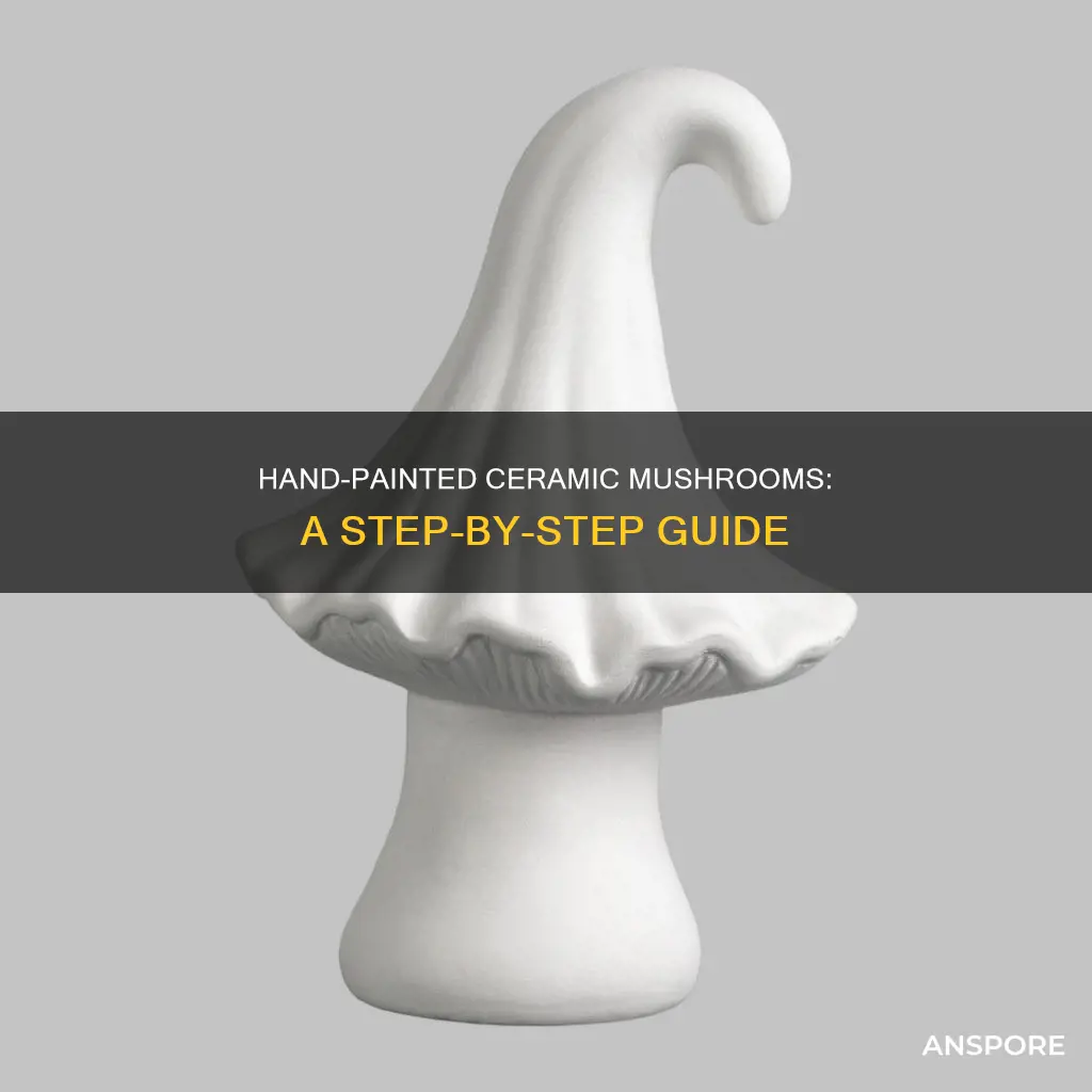 how to paint ceramic mushrooms