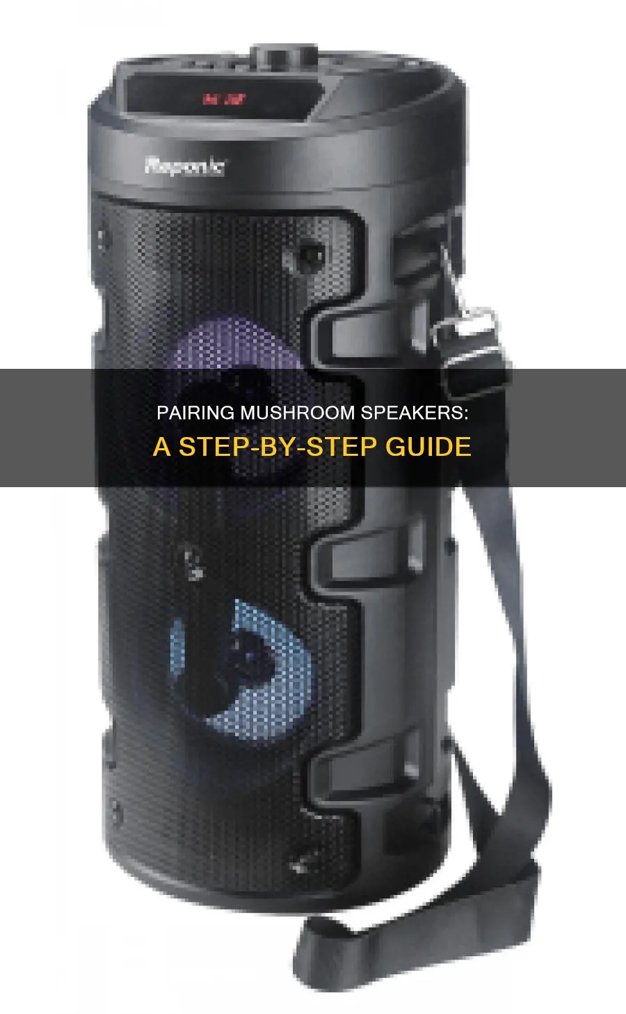 how to pair mushroom speaker