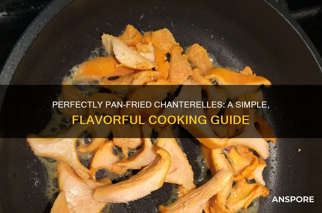 how to pan fry chanterelle mushrooms