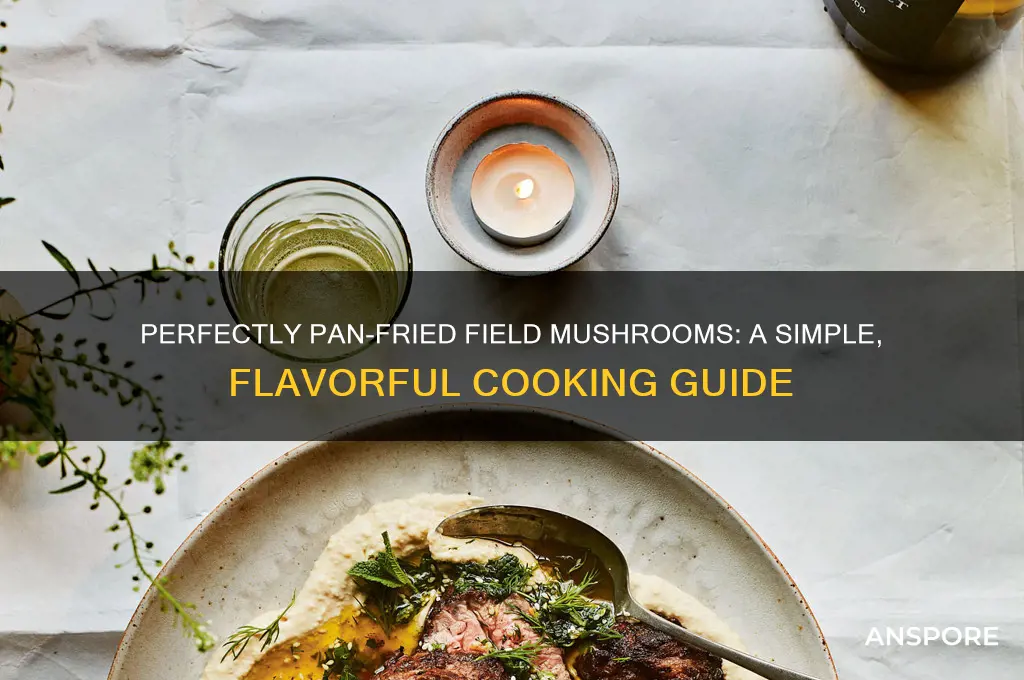 how to pan fry field mushrooms