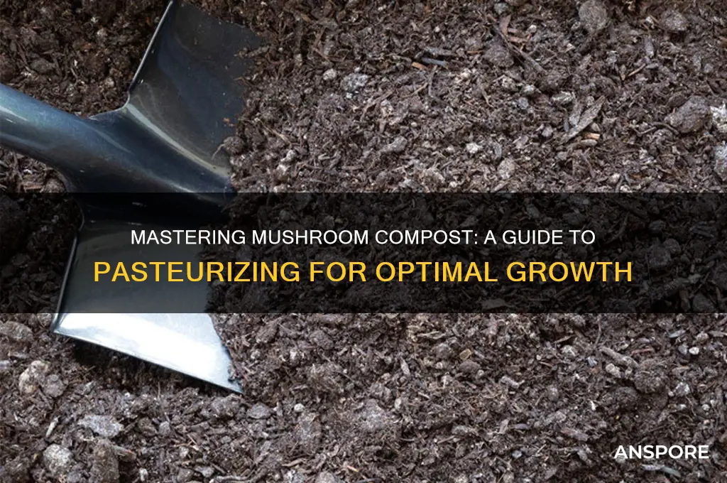 how to pasteurize compost for mushrooms