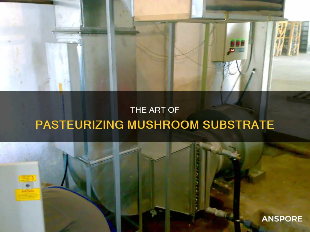 how to pastuerize mushroom substrate