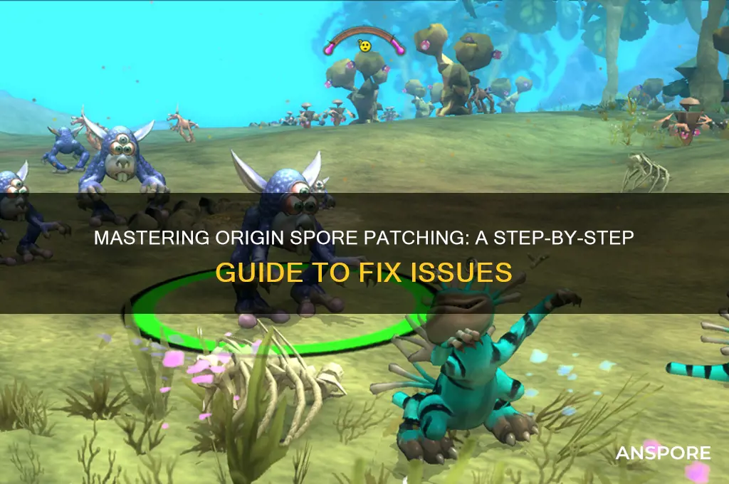 how to patch origin spore