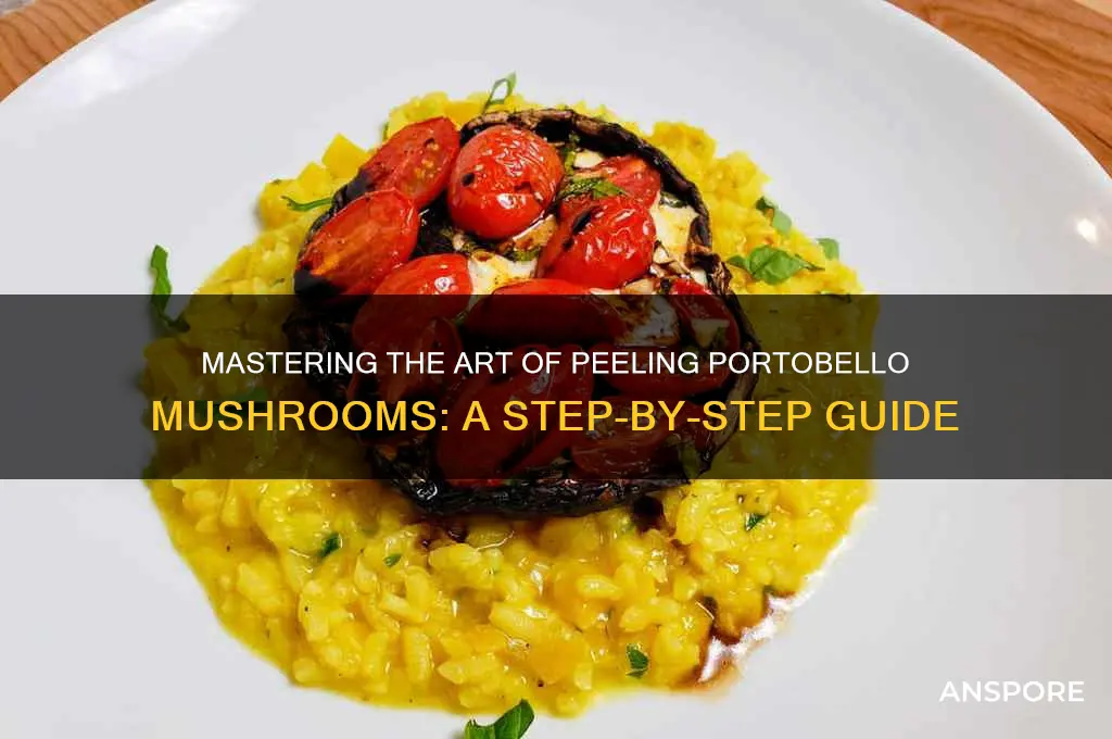 how to peep portobello mushrooms