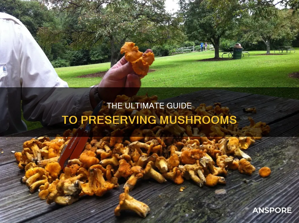 how to perserve a mushroom