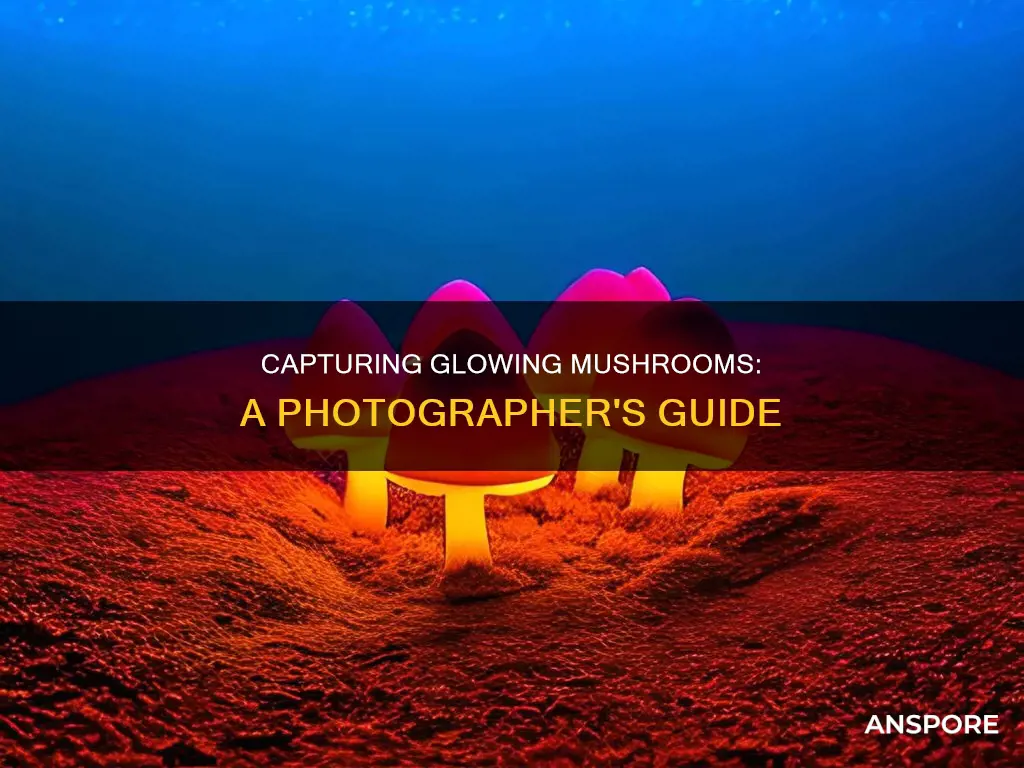 how to photograph glowing mushrooms