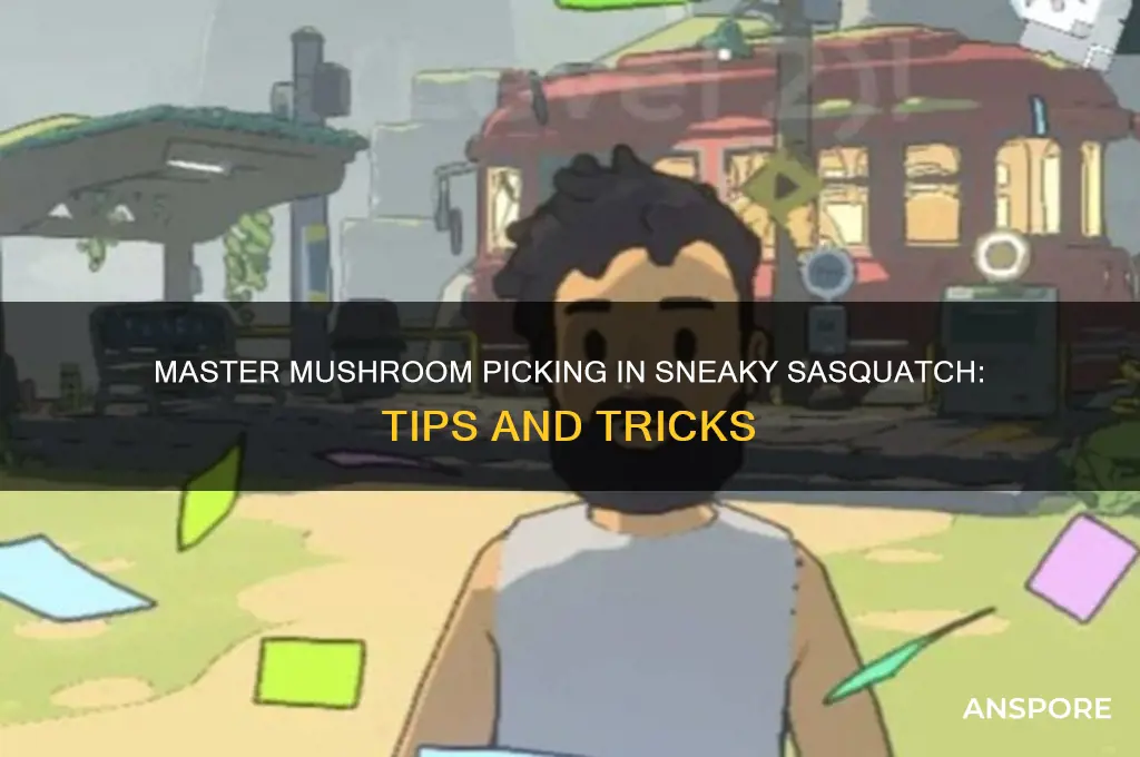 how to pick mushrooms in sneaky sasquatch