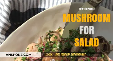 Perfectly Pickled Mushrooms: A Tasty Salad Topping Made Easy