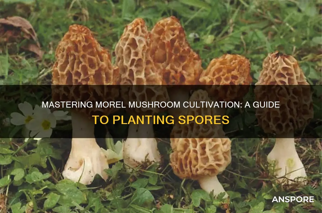 how to plant morel mushroom spores