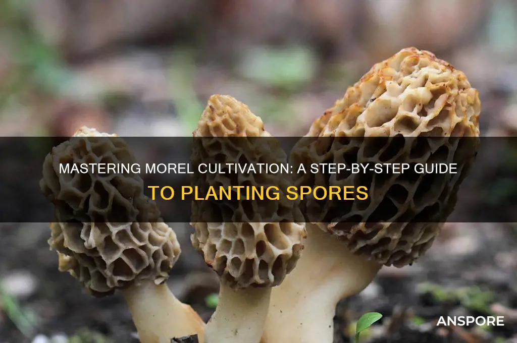 how to plant morel spores