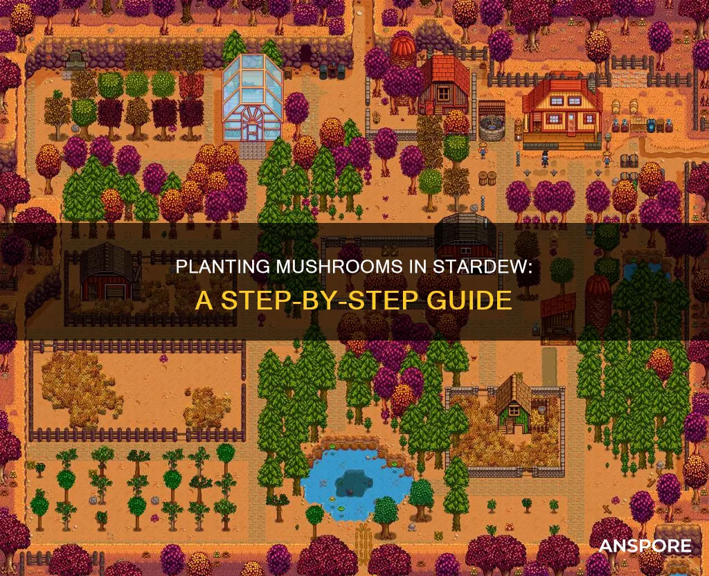 how to plant mushroom stardew