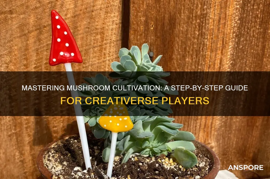 how to plant mushrooms in creativerse