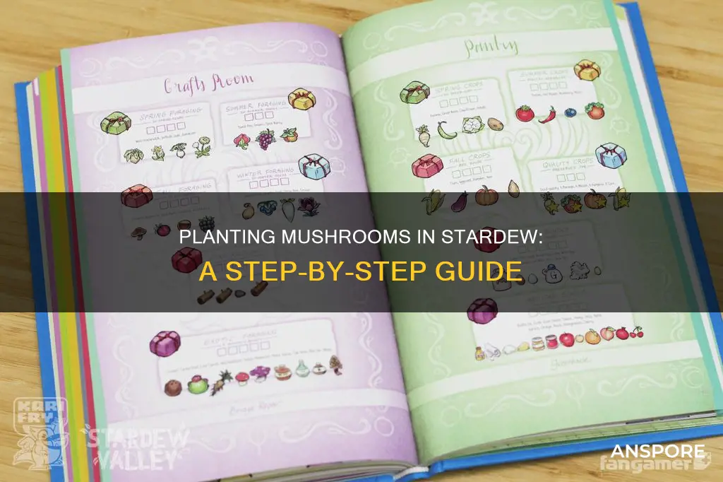 how to plant mushrooms stardew