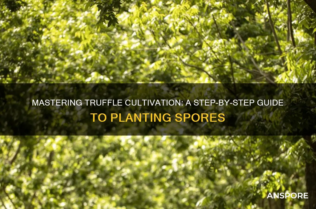 how to plant truffle spores