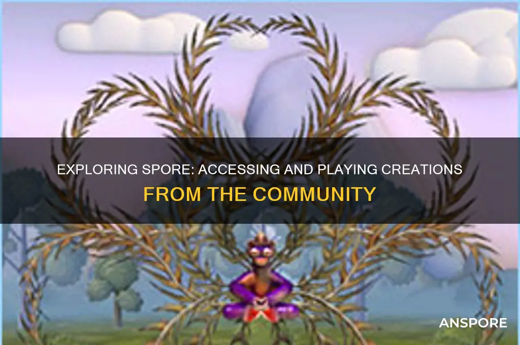 how to play other peoples creations in spore