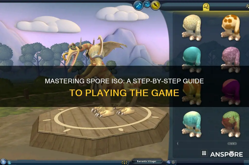 how to play spore iso