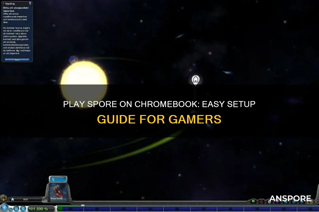 how to play spore on chromebook