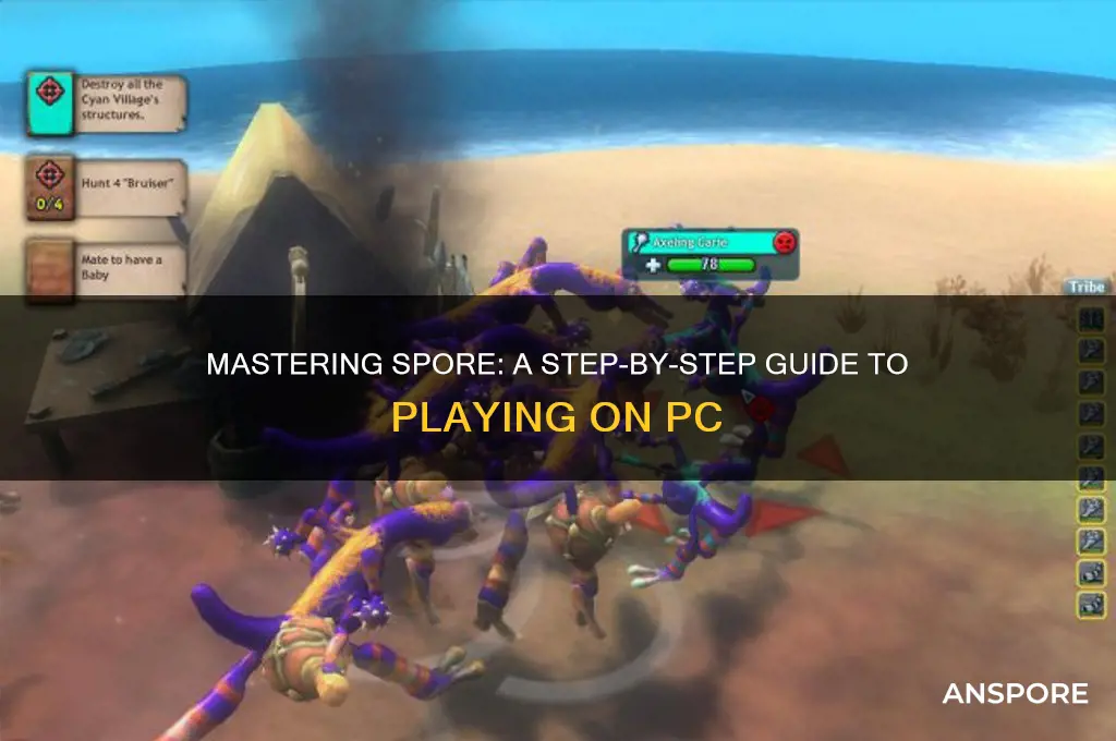 how to play spore on pc