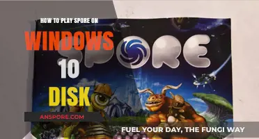 Playing Spore on Windows 10: A Disk Installation Guide