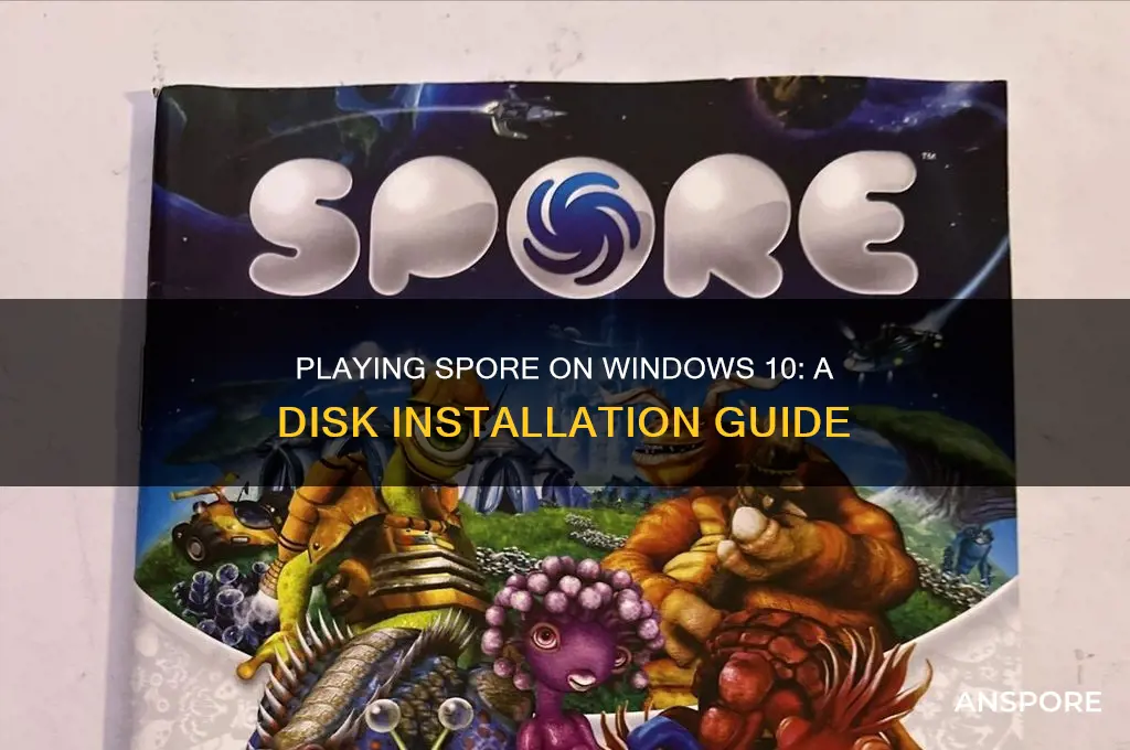 how to play spore on windows 10 disk
