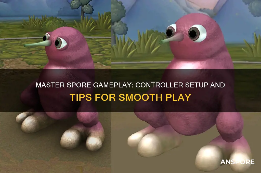 how to play spore with a controller