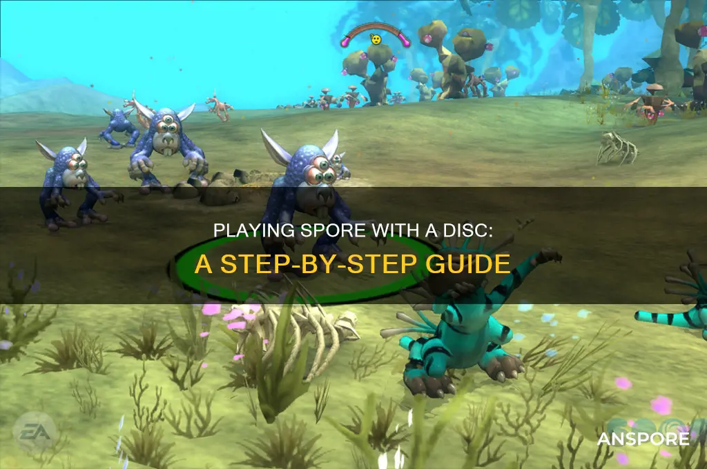 how to play spore with a disc